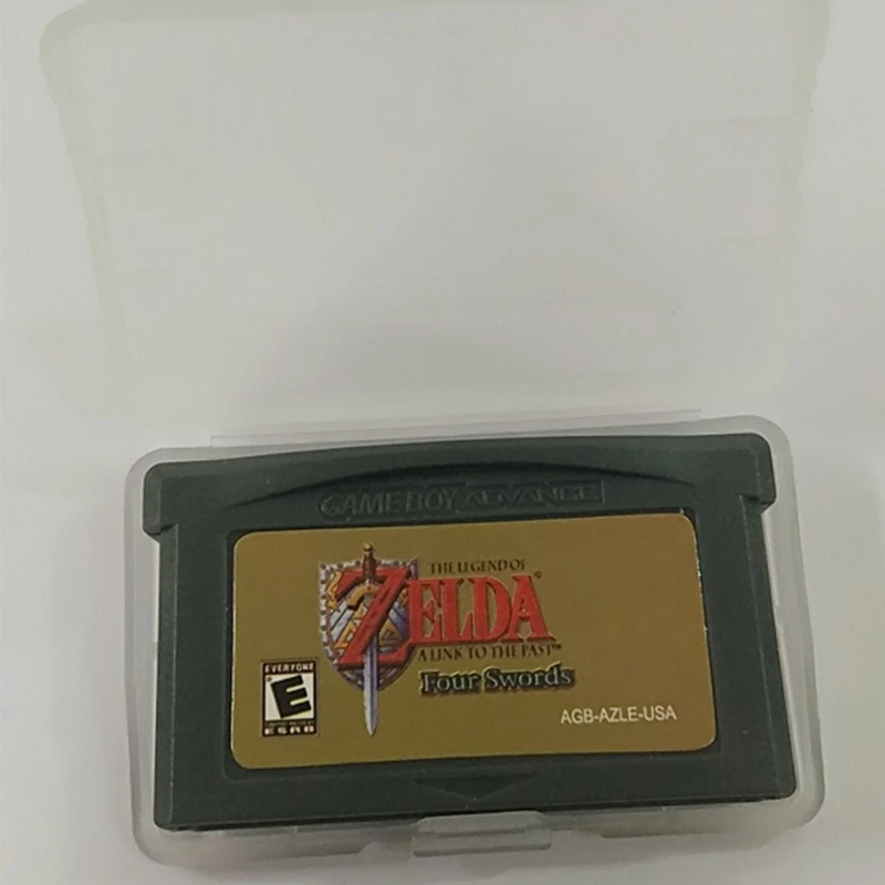 

Video Game Cartridge 32 Bit Game Console Card The Legend of Zelda Series Four Swords for NDSL GB GBC GBM GBASP US Version