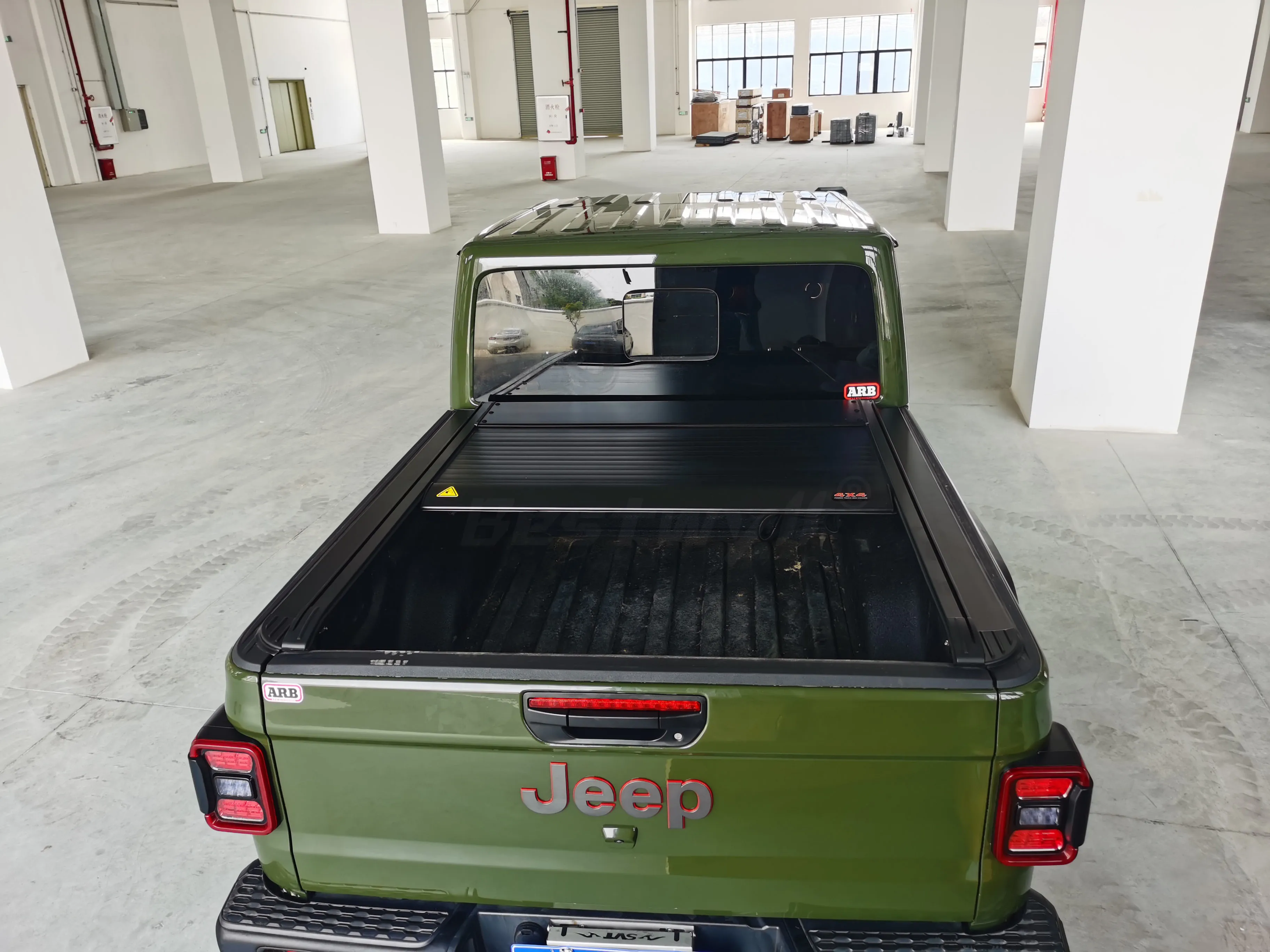 Фото Lona Retractil Electrica Para Pick up Ute Грузовик Кровать Роликовая Крышка Затвор Электрический Тонно Крышка для Jeep Gladiator E-K59 №5