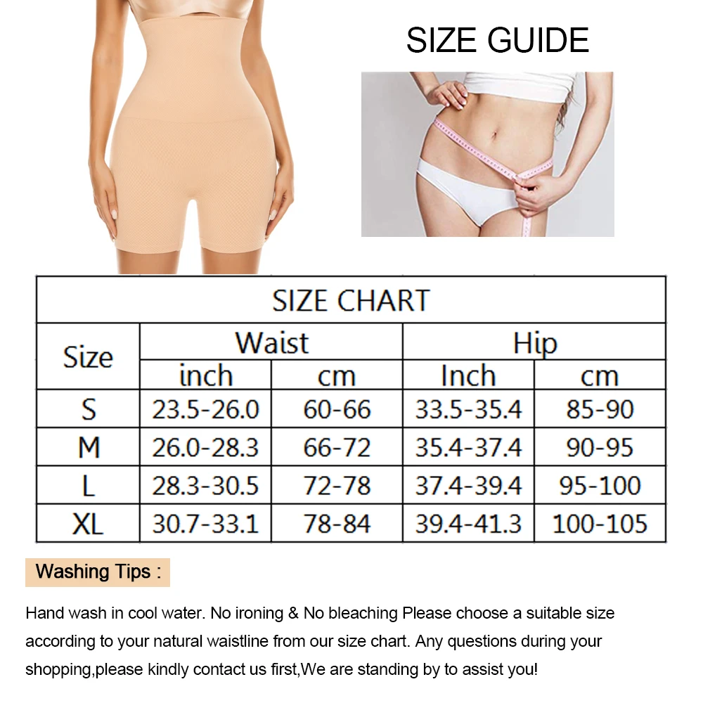 Velssut Tummy Control Shorts Shapewear for Women High Waisted Slimming Panties Seamless Underwear Panty with Belt Body Shaper