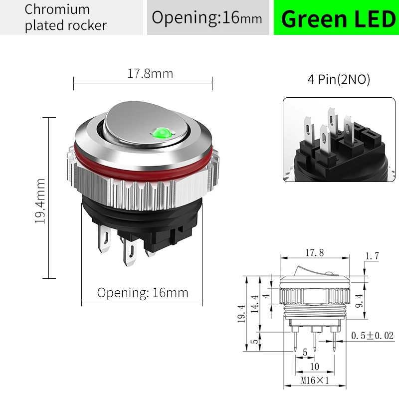 

Кулисный переключатель WINDOO LANBOO CX16