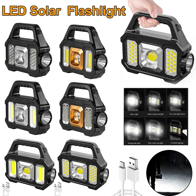 

Портативный фонарь 6 шестеренок ручной фонарь для кемпинга на открытом воздухе светодиодный светильник-вспышка аварийный светильник поиск...