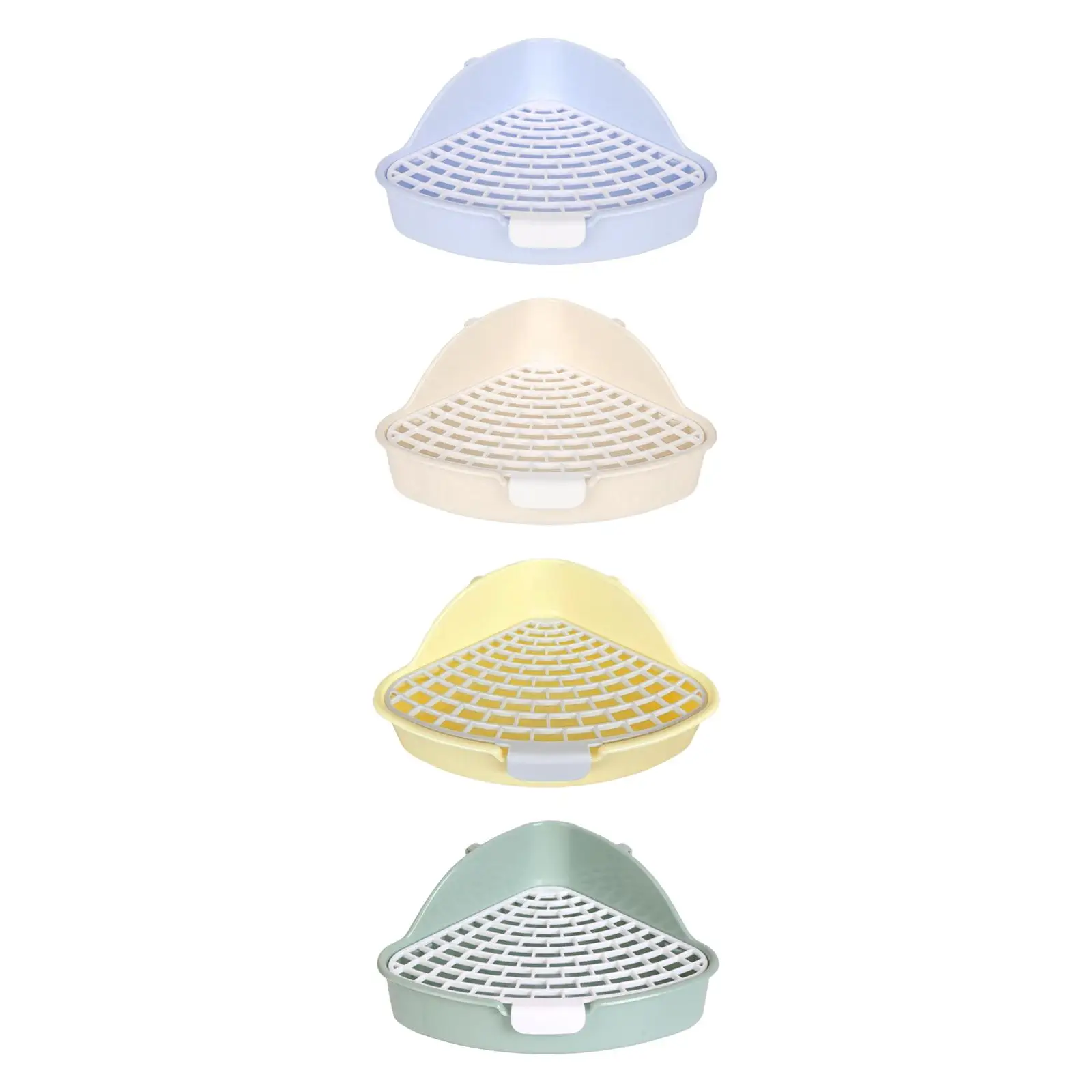 

Rabbit Litter Box Shaped Pet Pan for Chinchilla Small Animals Rabbit