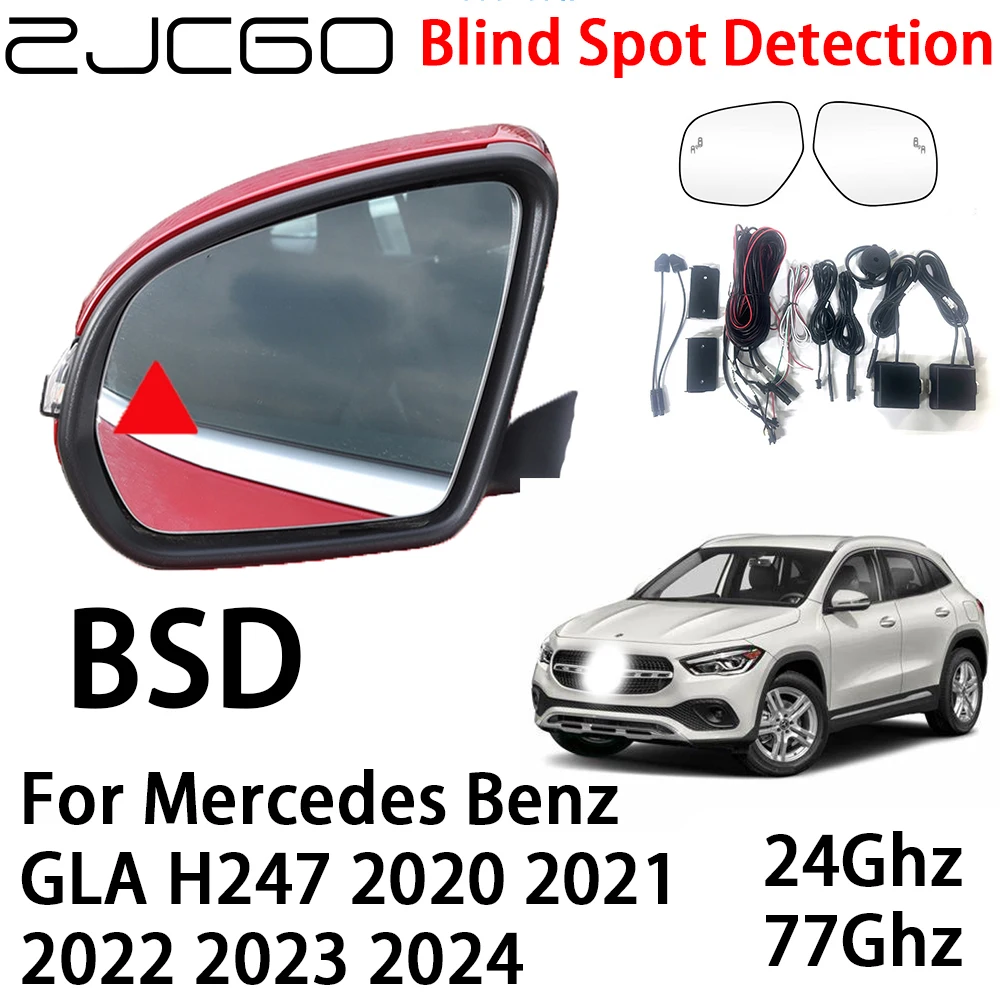 

ZJCGO Car BSD Radar Warning System Blind Spot Detection Safety Driving Alert for Mercedes Benz GLA H247 2020 2021 2022 2023 2024