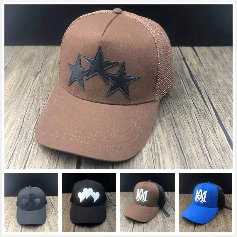 

Summer High Street Men Baseball Cap Logo Letter Embroidery Hip-hop Trend Casual Mesh Hats Vintage Unisex Outdoor Brand Caps