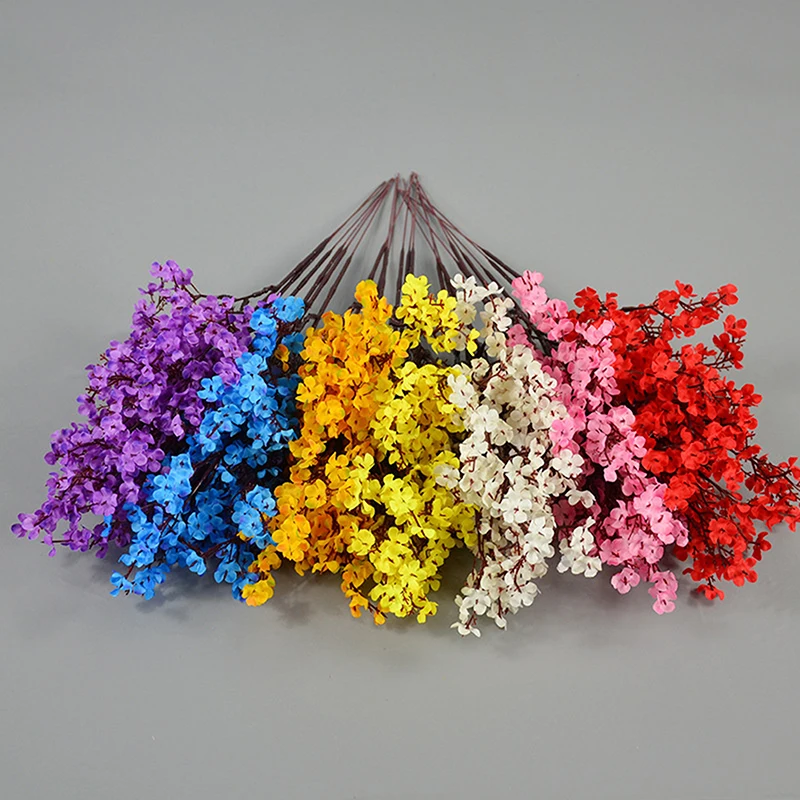 50 см искусственные цветы вишневый цветок детский гипсофил сделай сам свадебное