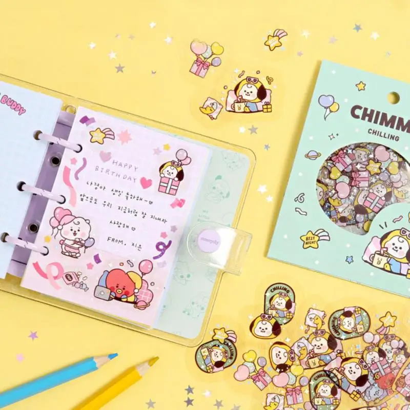 

7 Styles Cartoon Stickers DIY Cute Party Series Creative Diary Scrapbooking Decocollage Sticker Kids Gift Party Sticker Pack