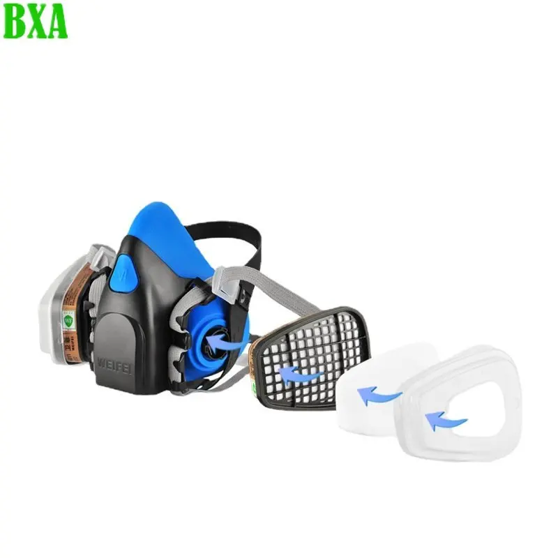 

Gas Mask 8300 6011 Filter Box Decoration Mining Grinding Anti-dust Pesticide Paint Coal Mine Chemical Industrial Dust Respirator