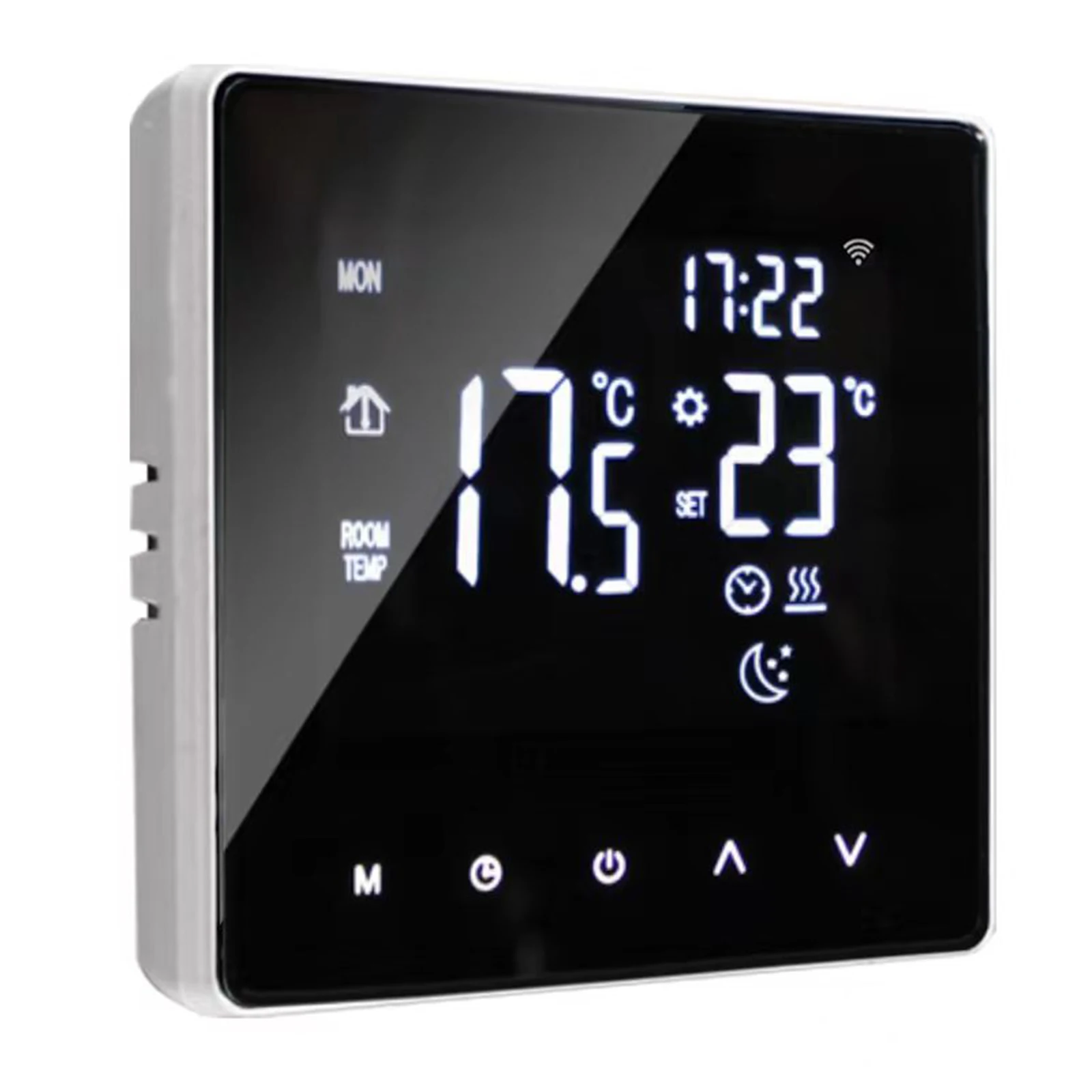 

Wifi Electric Heating Thermostat Floor Manual Automatic Mode Temperature Digital Smart Touch Key AC 230V 50/60Hz Thermostats