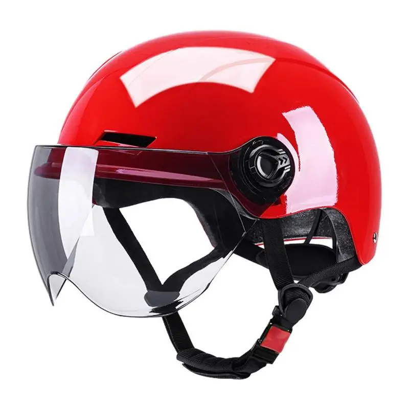 

Electric Motorcycle Helmets Road Bicycle Cycling Helmets For Adults With Removable Goggle Breathable Comfort Motorcycle Helmets