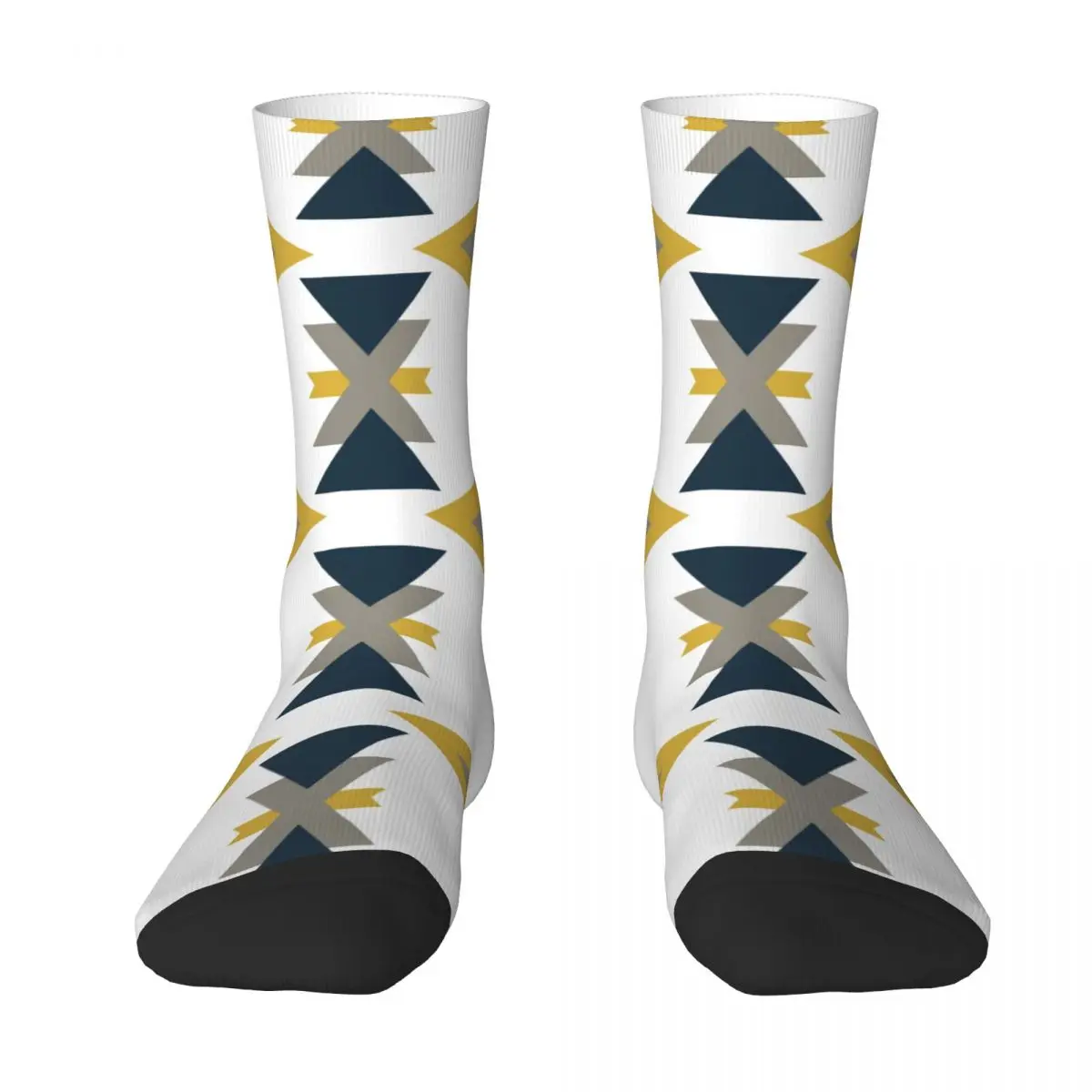 Southwest Triangle. Minimalist Geometric Abstract Arrow Design Socks Super Soft Stockings All Season Long Socks for Unisex Gifts