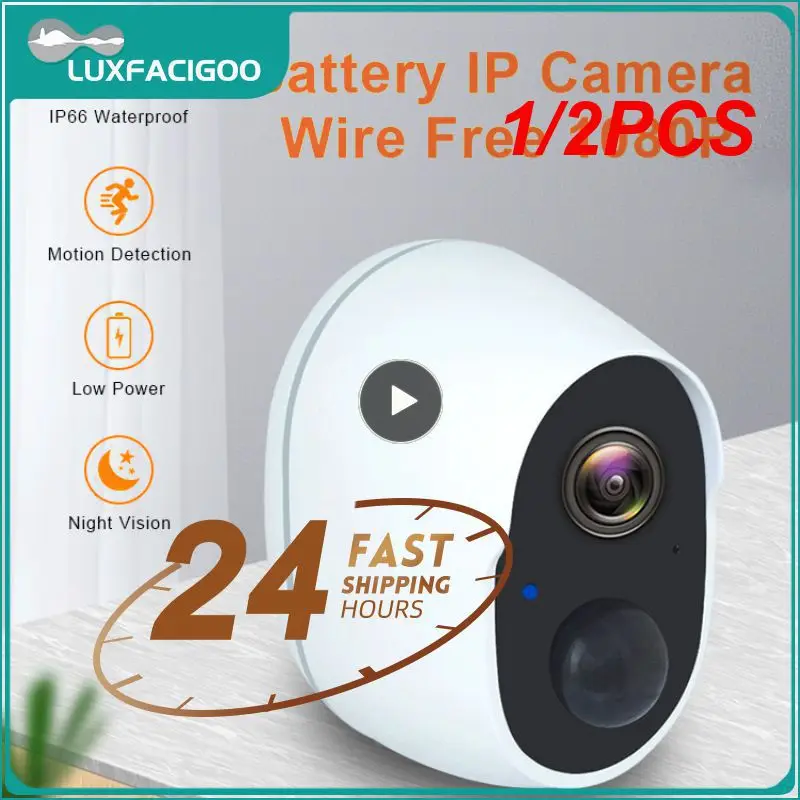 

1/2PCS Tuya Smart Life 1080P IP65 Outdoor Wireless Battery Camera Rechargeable Battery 6000mAh WIFI IP Surveillance Siren Alexa