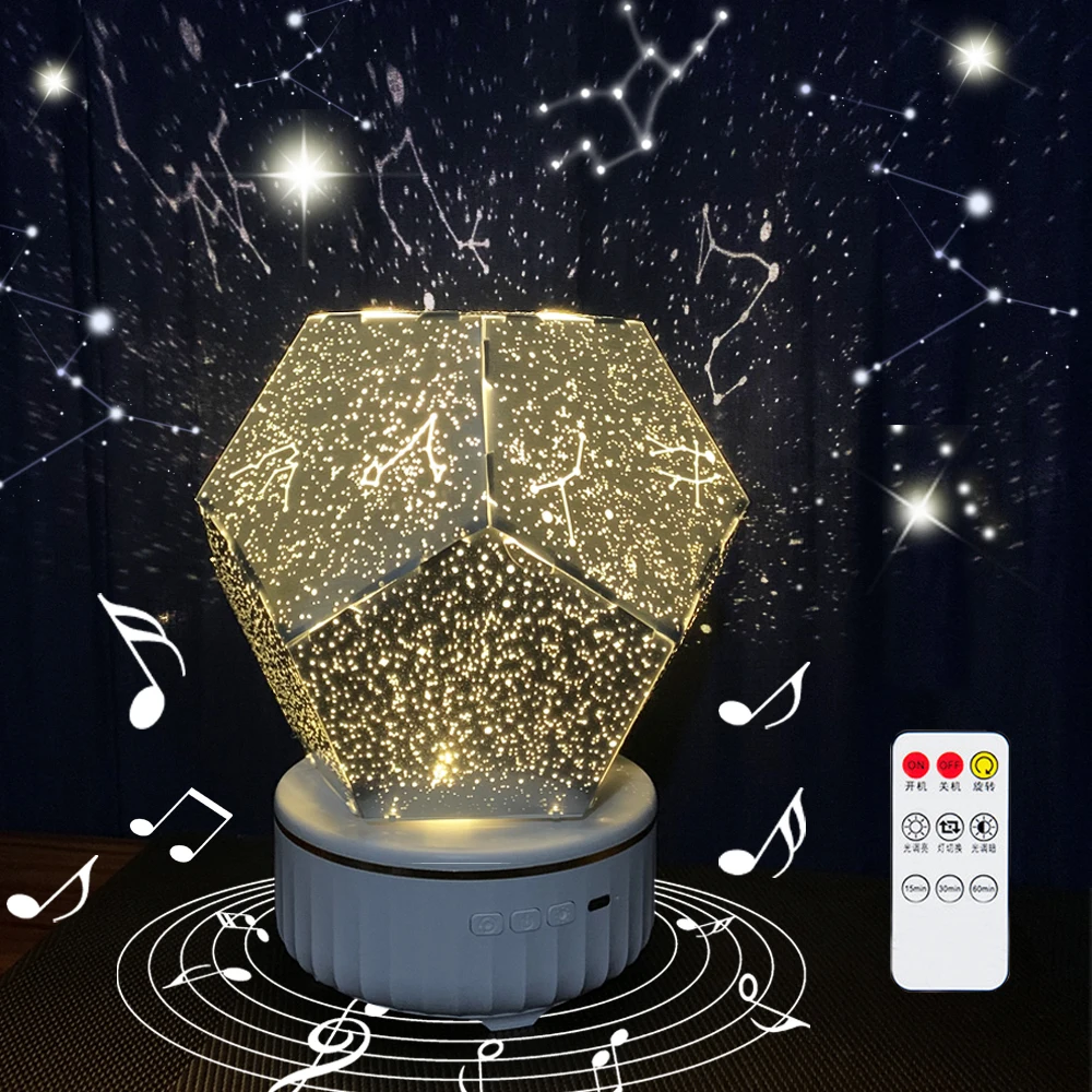 Star Projector Galaxy Starry Sky Projector Nightlights Led USB Bedroom Decoration Children's Gift Space Projectors