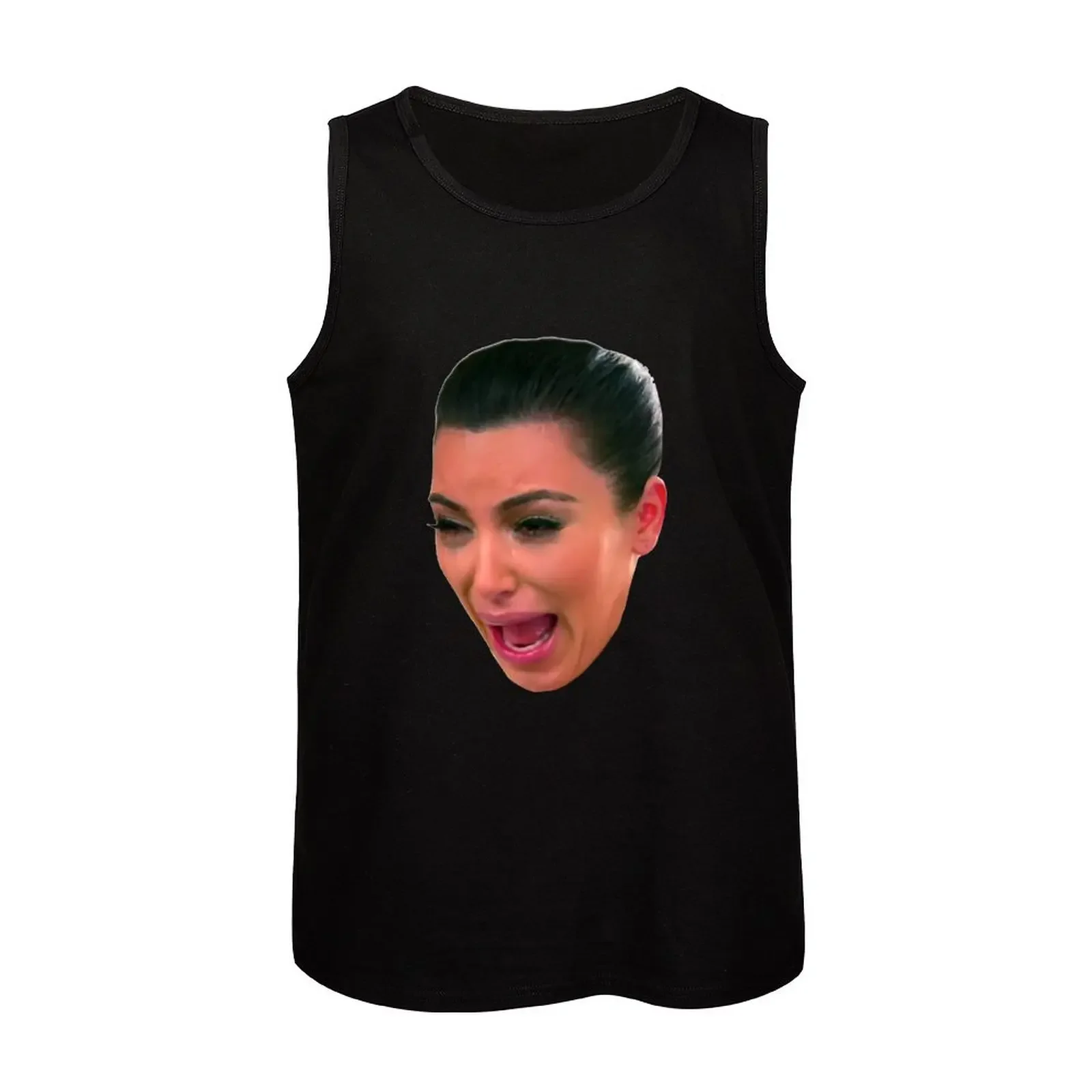 Новинка мужской тренажерный зал Kim Krying Tank верхние жилеты Gym