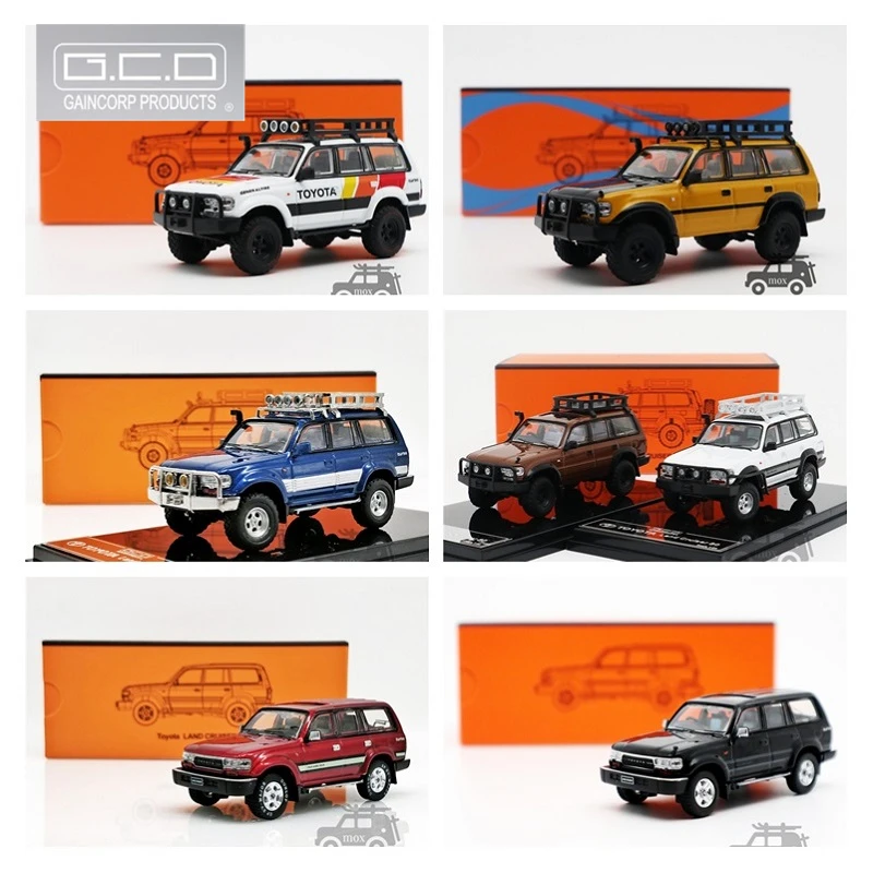 

GCD 1:64 Alloy Car Model Toyota Land Cruiser Toyota Land Cruiser LC80 Collection Ornament Gift