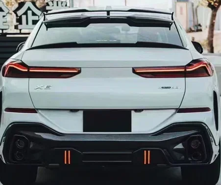 BMW G06 F96 Автомобильный задний спойлер багажника из настоящего углеродного волокна