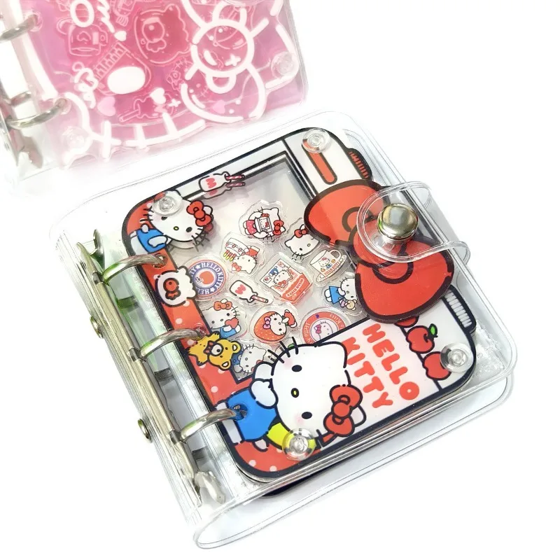 Альбом-биндер для открыток Kawaii Hello Kitties с 20 страницами, 3-дюймовый фотоальбом для самостоятельного оформления, для коллекционеров K-pop, милый подарочный набор Sanrio (art.: 3920dbbb0fb7a) - 3920dbbb0fb7a