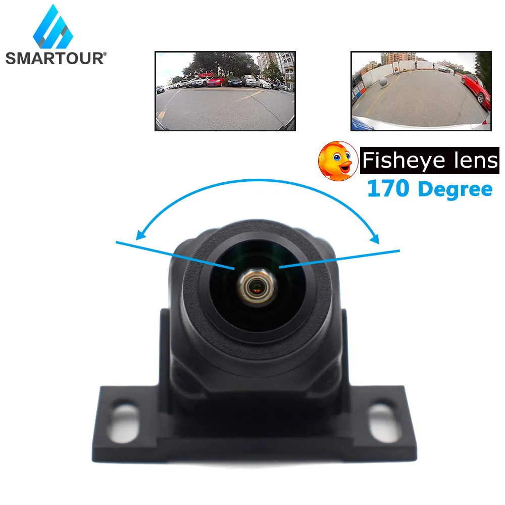 

Автомобильная камера заднего вида SMARTOUR CCD с функцией ночного видения и монитором парковки HD, водонепроницаемая, с углом обзора 170 градусов, а...