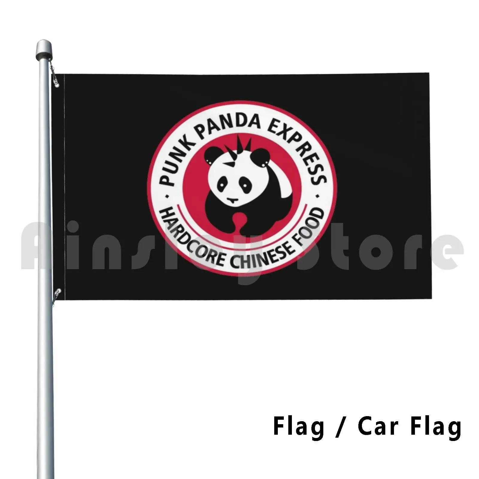 Панда Экспресс уличный Декор флаг автомобиль мемы панк пародия Готическая