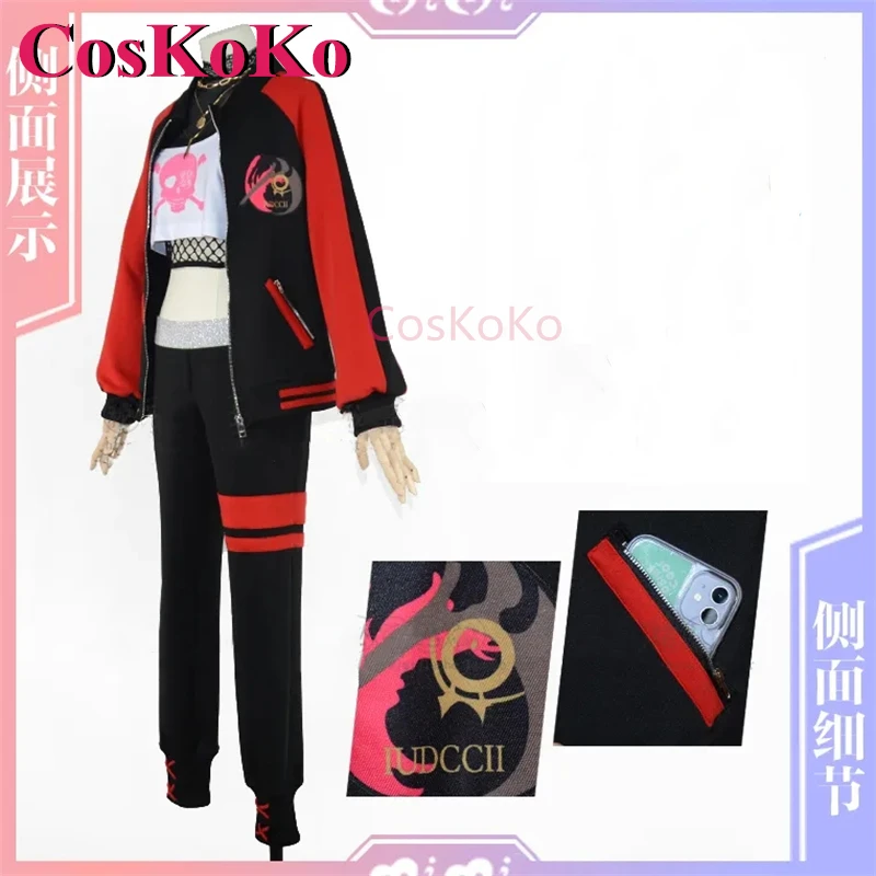 CosKoKo Mori Calliope Косплей Аниме VTuber Hololive Костюм Calli Sweet Lovely Новая Униформа Хэллоуин