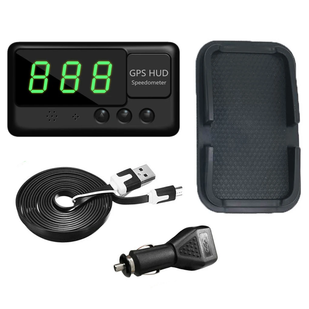

Car HUD Speedometer Odometer Head up Display Portable Speed Warning