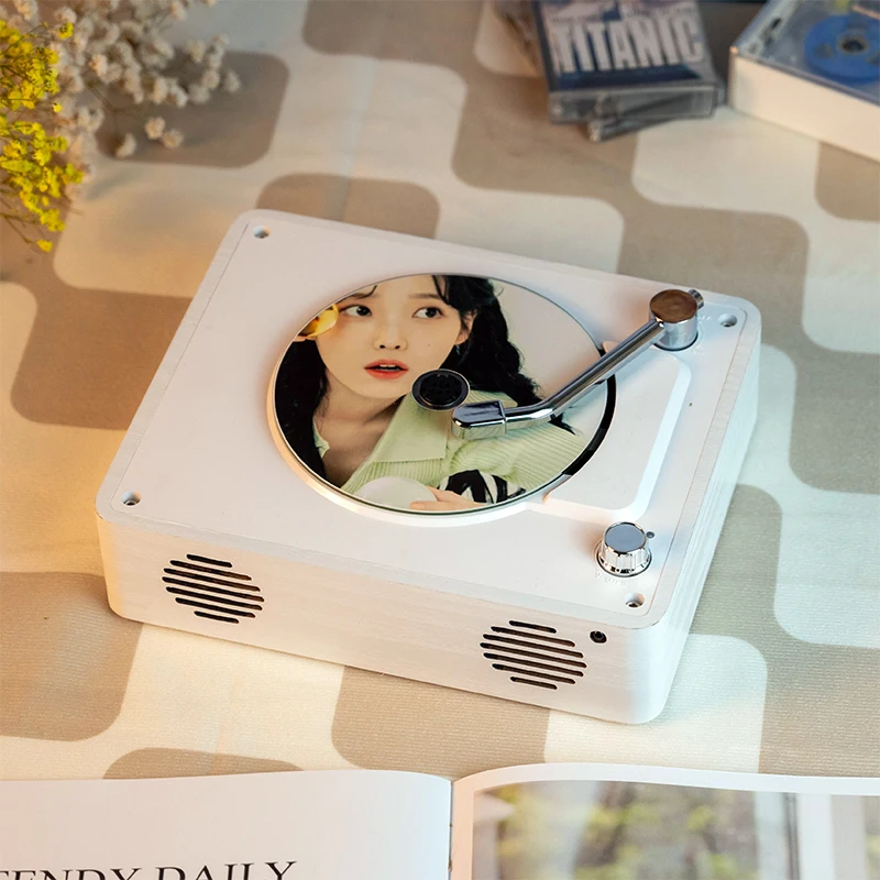 

Новинка, винтажные колонки для CD-плеера, Bluetooth, перезаряжаемый многофункциональный высококачественный аудиофил, музыка, пульт дистанционного управления, альбом