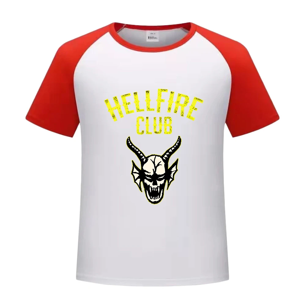 

Cotton 100% Stranger Things 4 T Shirt 100% Cotton Boys Graphic T-Shirts for Girls Hellfire Club Tshirt Kids Tees Unisex Shirts