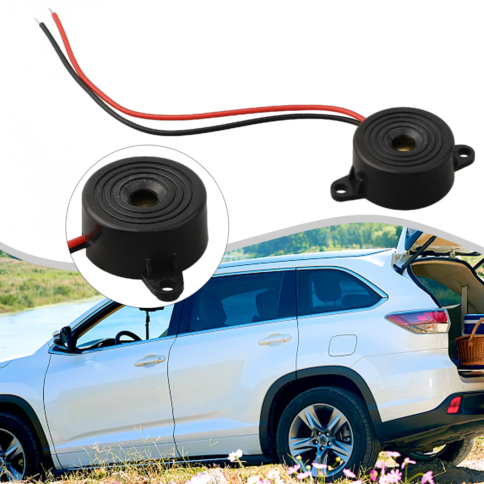 

Электронный зуммер 3 В-24 В 85 дБ, звуковой сигнал Horn, непрерывный звук, автомобильная резервная сигнализация заднего хода, аксессуары для динамиков