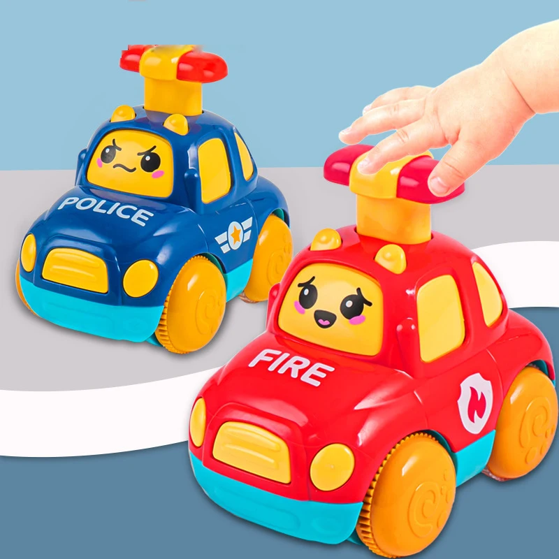 Baby Toy Cars for 1 2 3 Year s Boy Gift Press and Go Cartoon Truck Educational Toys Pull Back Cars Toys for Toddlers 12 18 Month