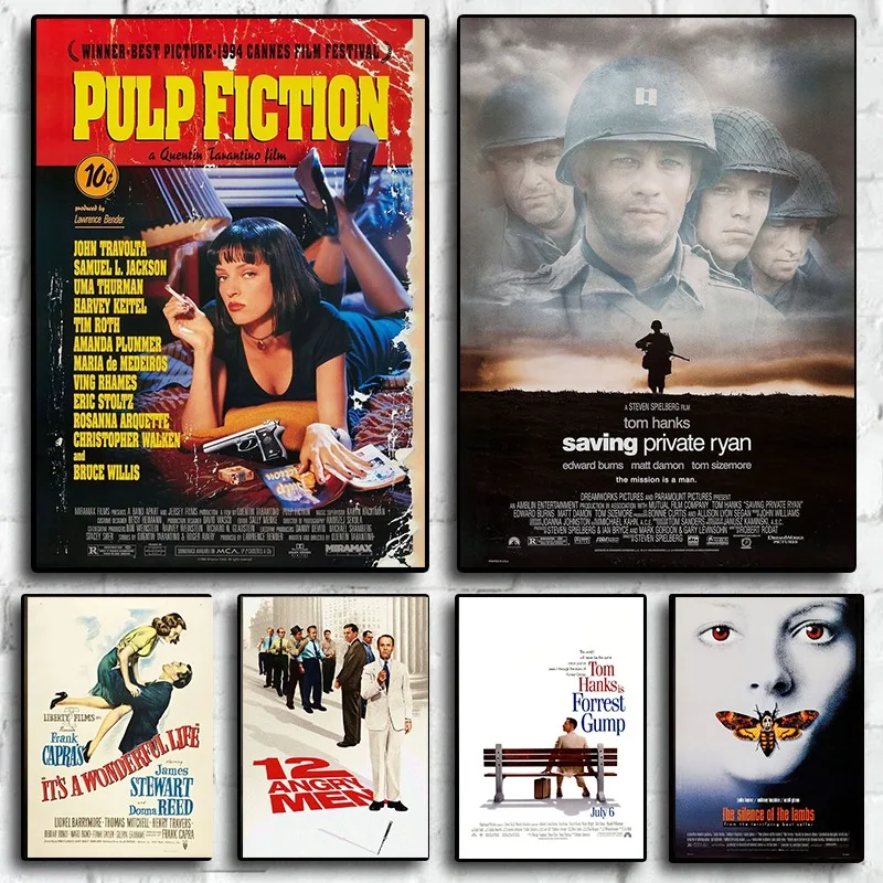 Популярный классический постер из фильма целлюлозно-художественное искусство