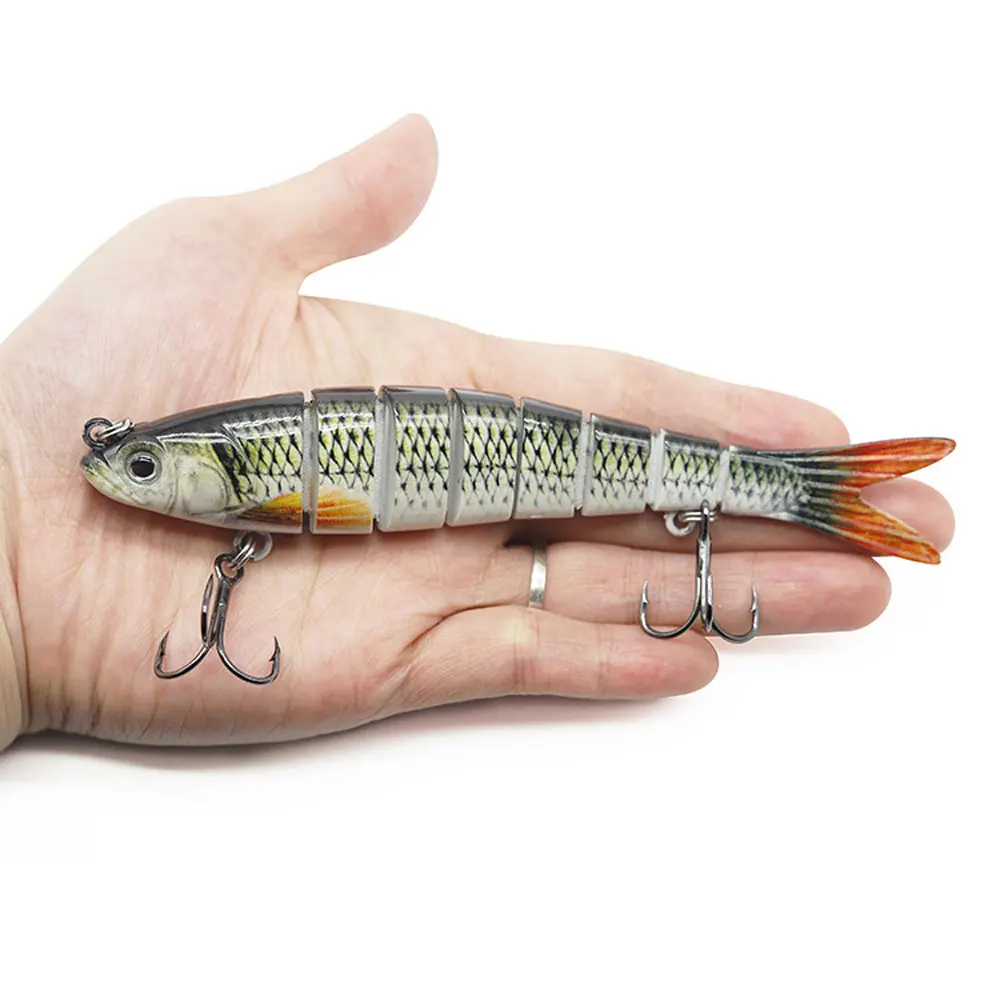 AS Muti-Section Bait Sinking Minnow 13.5cm/26g Fishing Lure Wobbler Treble Hooks Hard Crankbait Floating Tackle Pesca Swim Bait