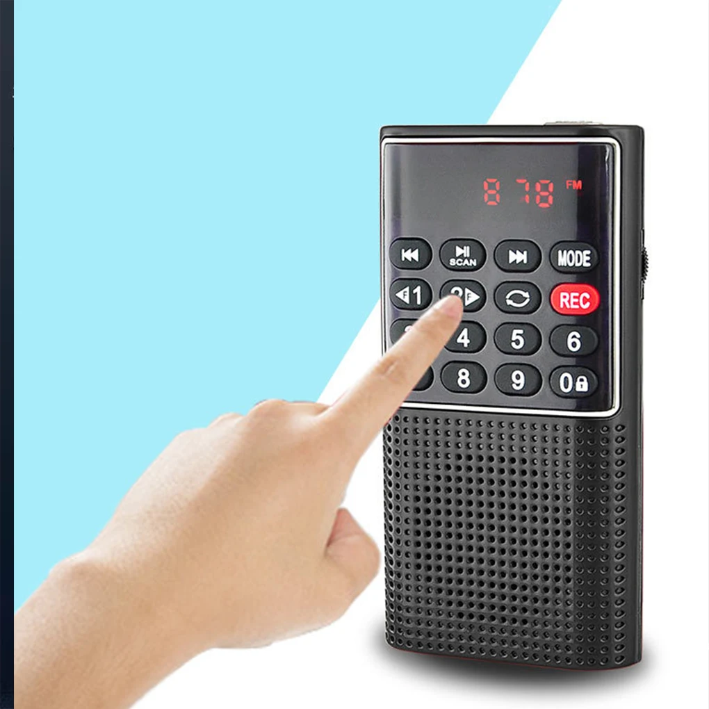 

Портативное FM-радио ABS с динамиком и mp3-плеером, беспроводное радио, портативное радио