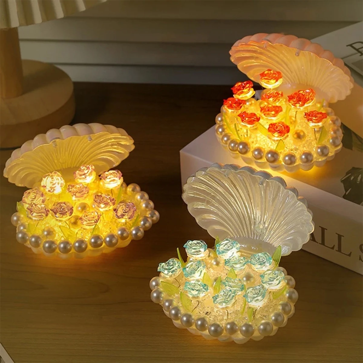 Горячие продажи 13 / 20 Тюльпаны ночная лампа ручной работы DIY Домашняя