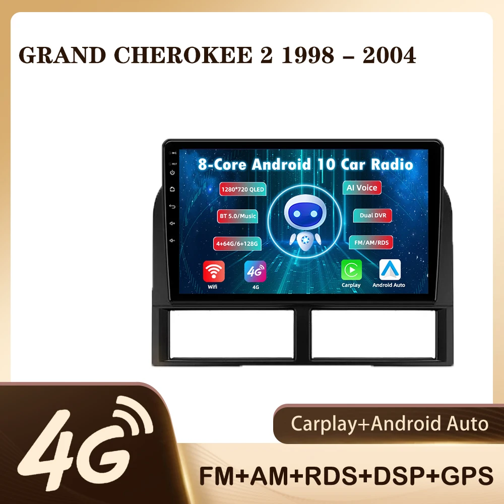 

Автомагнитола JMANCE для Jeep Grand Cherokee II WJ 1998-2004, мультимедийный видеоплеер, навигация GPS, Android, 2din, 2 din, dvd