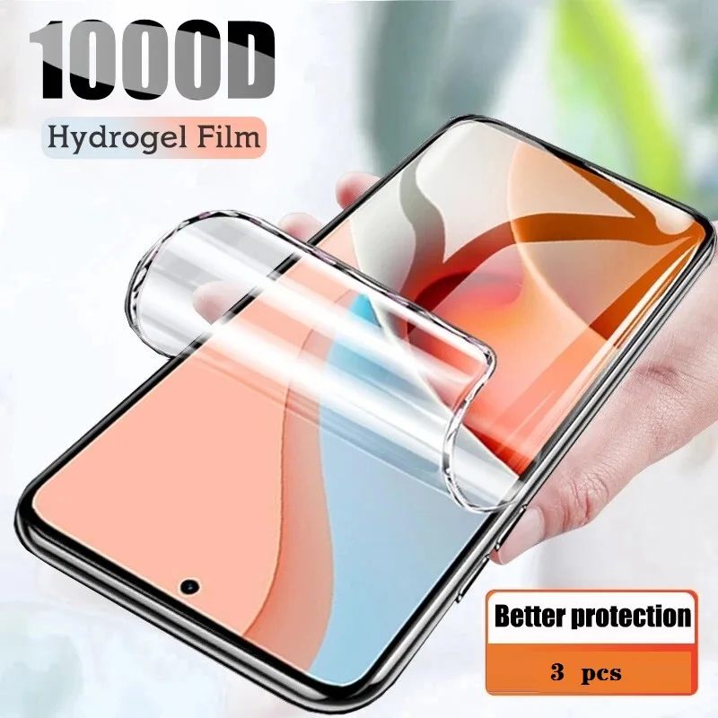 

3PCS HD Protective Film For Xiaomi Mi 10 9 8 10T Lite 9T Pro Hydrogel Film Mi 9 8 SE 5X A1 6 6X A3 A2 Lite Mi Max 2 3 Mix 2 3