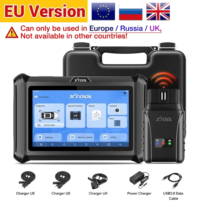 

XTOOL D7W WiFi D7 BT Автомобильный OBD2 диагностический инструмент двунаправленный сканер все системы диагностики ECU кодирование ключей программирование CANFD DoIP