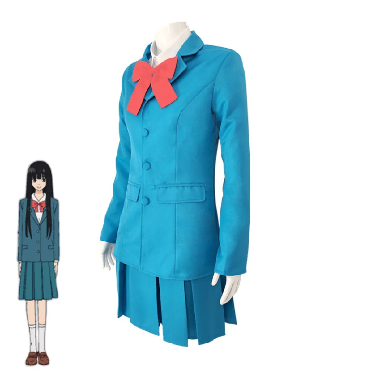 Фото XQAnime Kimi Ni Todoke: From Me To You Kuronuma Sawako Косплей Костюм Япония и Южная Корея JK Школьная форма Парик Женщина Милый Су №3