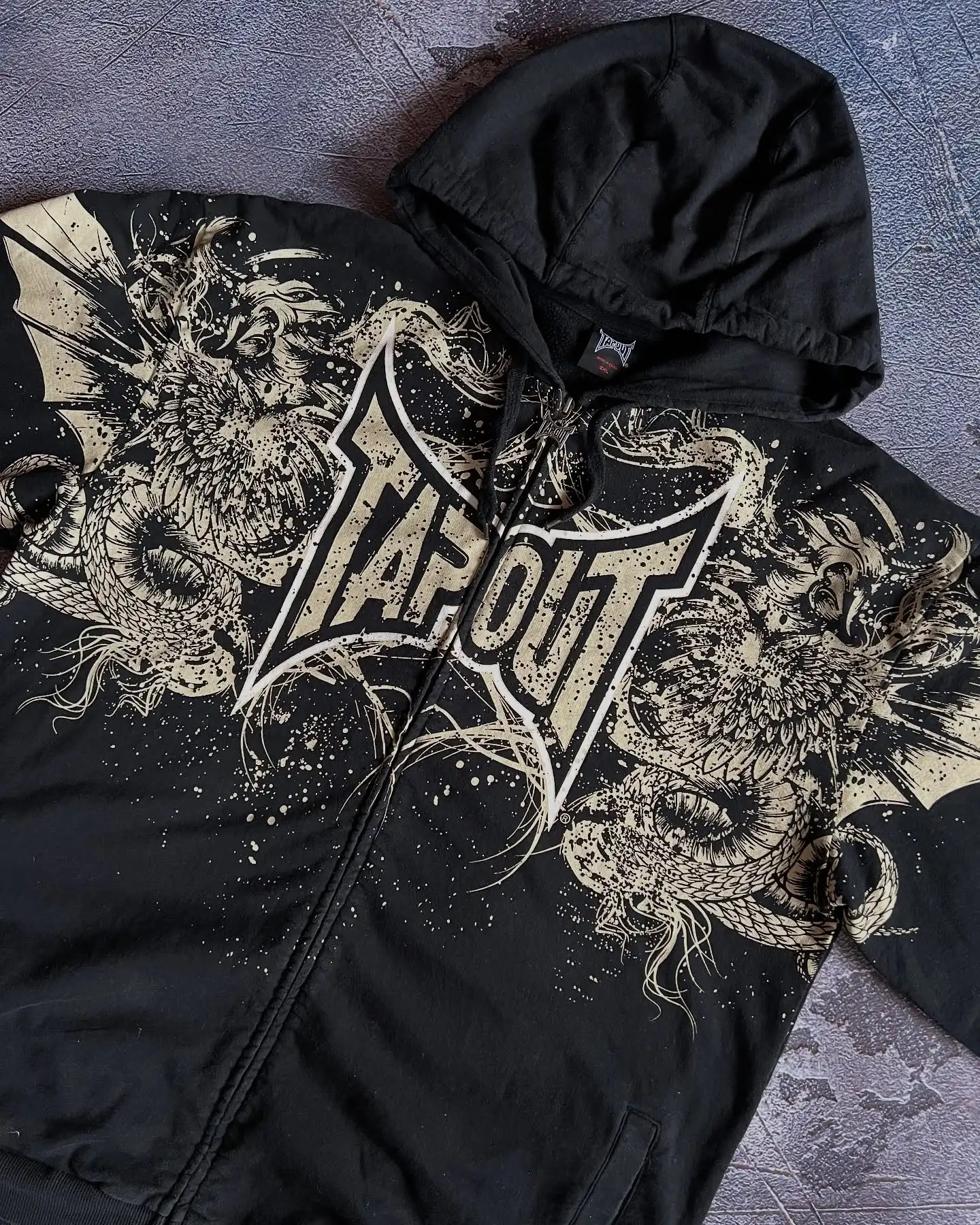 Куртка Tapout в стиле хип-хоп Wexwear джинсы из двух предметов уличная одежда Y2K мужской