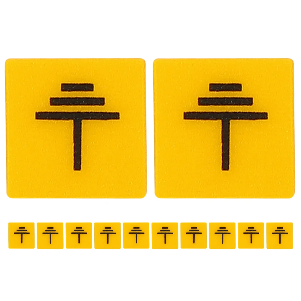 

12pcs Electrical Safety Stickers Safety Warning Decals Machinery Grounding Warning Decals