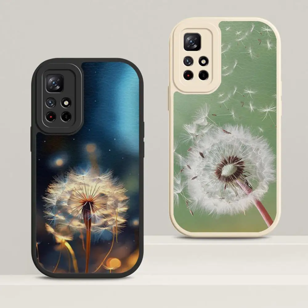 Чехол для телефона The Flower D-Dandelion Seeds MAISTO из овечьей кожи Xiaomi Redmi 8 11 12 T Pro 10 Poco 11i 12X Ultra