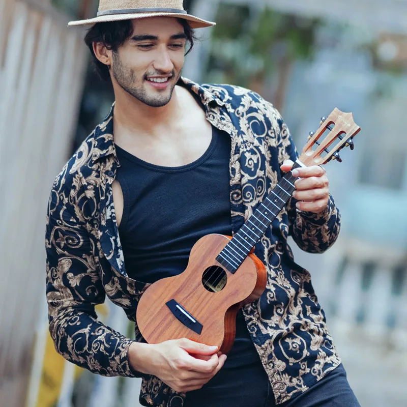 

Кантри профессиональная гитарная сумка для начинающих электроакустическая древесина Ukuleles Pinus аксессуары Musica Instrument HY50UK