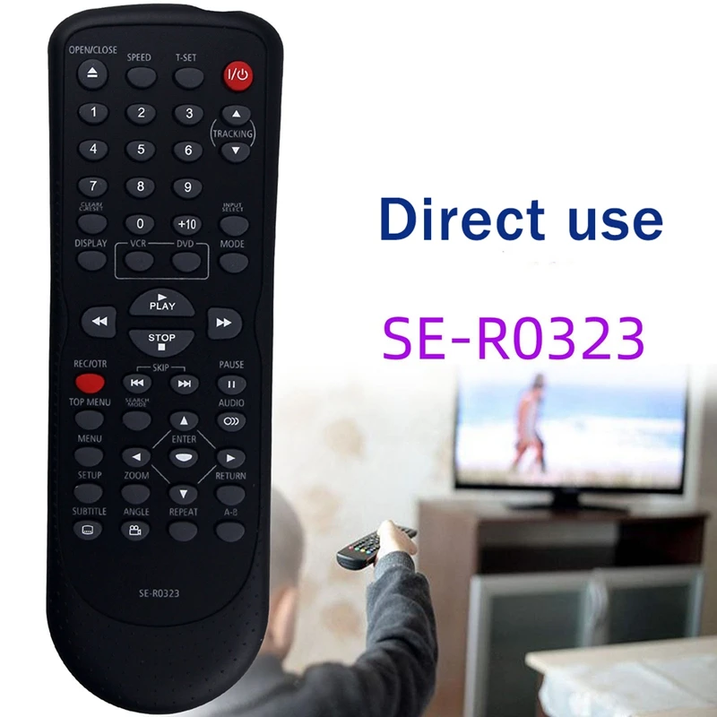 

Remote Control Suitable For Toshiba DVD VCR Player Recorder SE-R0323 SD-V296KU V296 Remote Control