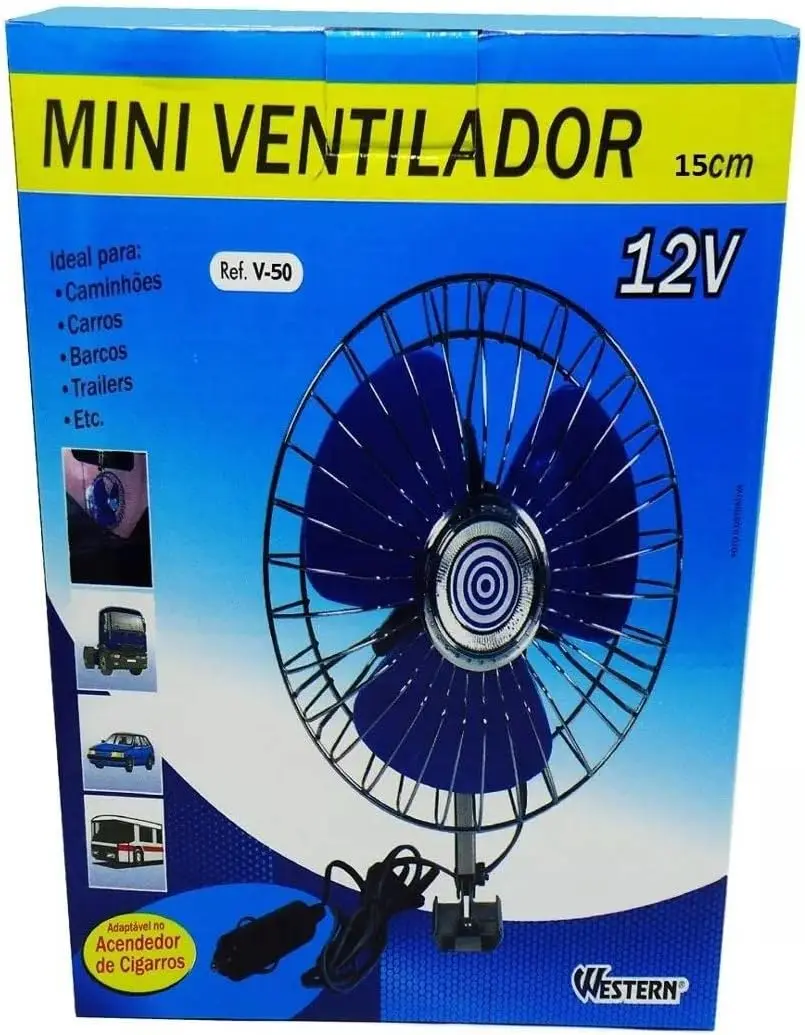 

Ventilador para Automóveis Azul