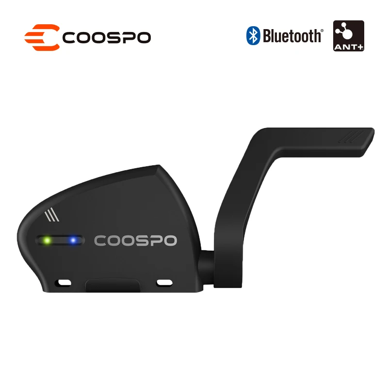 

Скоростной велосипедный датчик скорости и частоты вращения педалей CooSpo Bluetooth 5,0 ANT + беспроводной водонепроницаемый для Wahoo Zwif Garmin etrex 30x