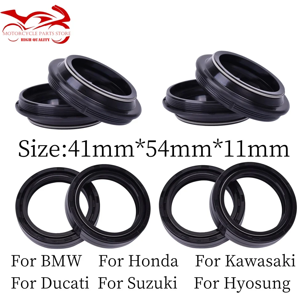 Сальник 41*54*11 41 мм для Kawasaki ZX 400 1000 VN 800 900 1500 KLE KLR 650 ER6 ZZ-R400 ZX6R ZX-6R ZX636 ZZR600 NINJA Z750R