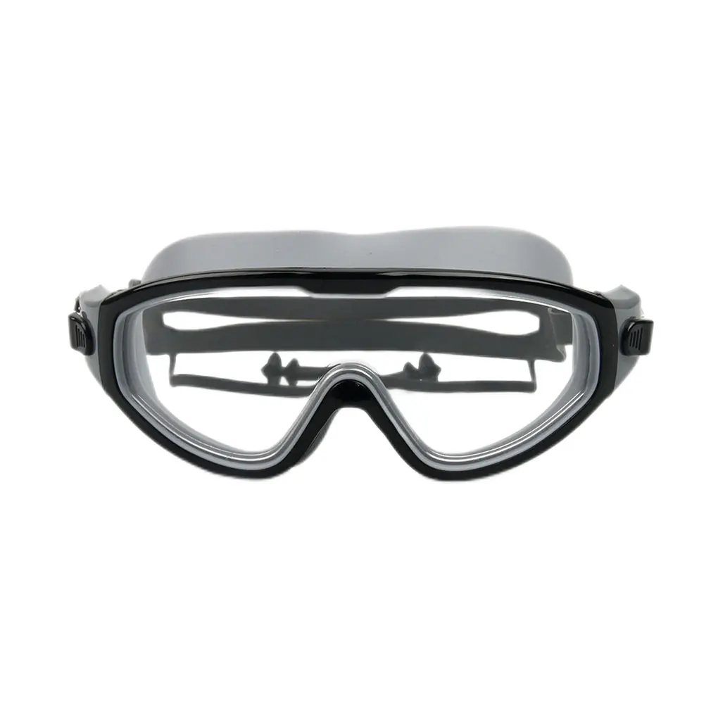 

1/2/3 Swimming Goggles with Storage Box Adjustable Silicone Glasses with Elastic Band Waterproof Eyewear Competition Black
