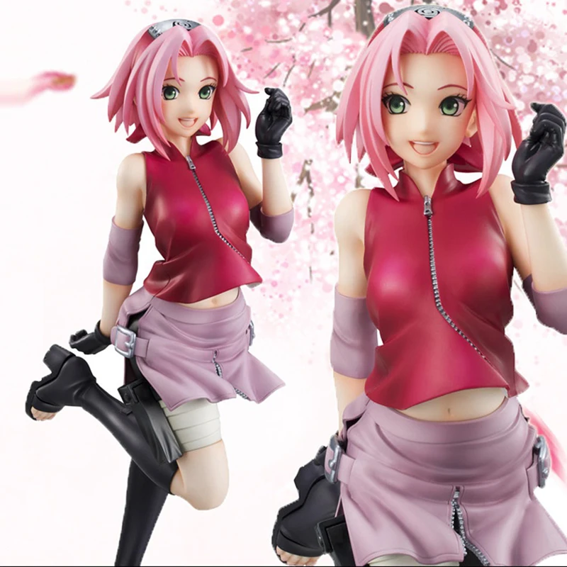 

24cm Anime Figure Standing G.E.M Haruno Sakura PVC Action Figure Sexy Girl Collection Model Gift