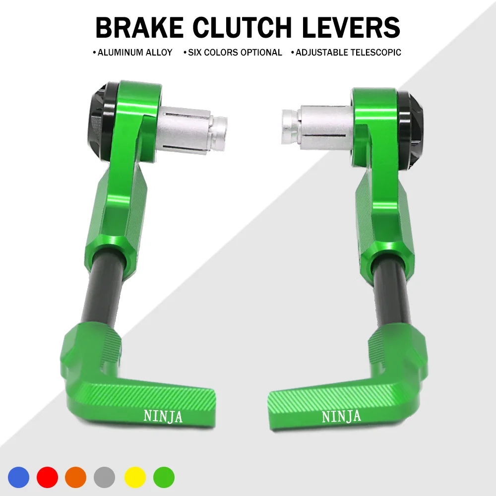 

2022 New Motorcycle Levers Guard Brake Clutch Handlebar Protector For KAWASAKI Ninja NINJA 250 300 Handle Bar Motor CNC Aluminum