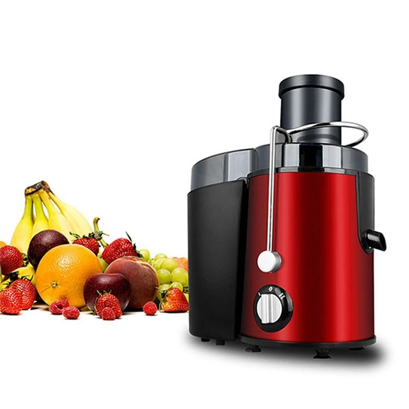 

Stainless Steel Juicer Machine 400W Fruit Vegetable Centrifugal Juicer Extractor Automatic Pulp Ejection -EU Plug