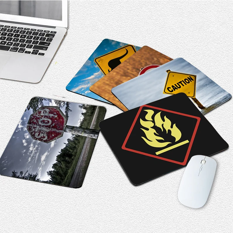 

Sign 25x29cm Small Thickened Mouse Pad Gaming Keyboard Table Mat Office Supplies Room Decor For PC Mouse Carpet