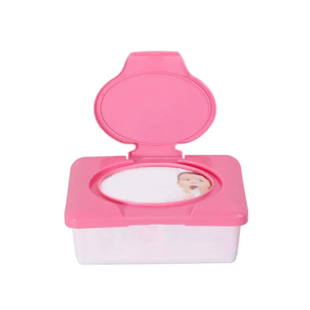 

Wet Tissue Box Seal Baby Wipes Paper Storage Box Dispenser Holder Household Plastic Dust-proof Tissue Box with Lid